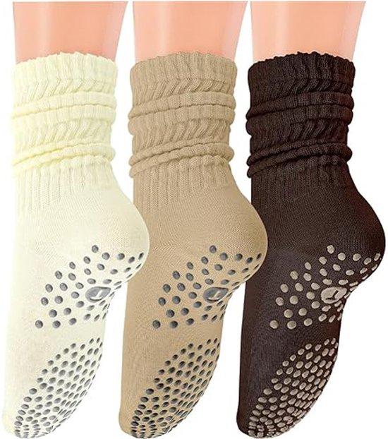 OEM 3 Paar Yoga-Socken mit rutschfesten Eigenschaften – Sportsocken – rutschfeste Socken für Pilates – Yoga-Socken – Yoga-Socken mit rutschfesten Eigenschaften – lange, gerippte Socken 2026