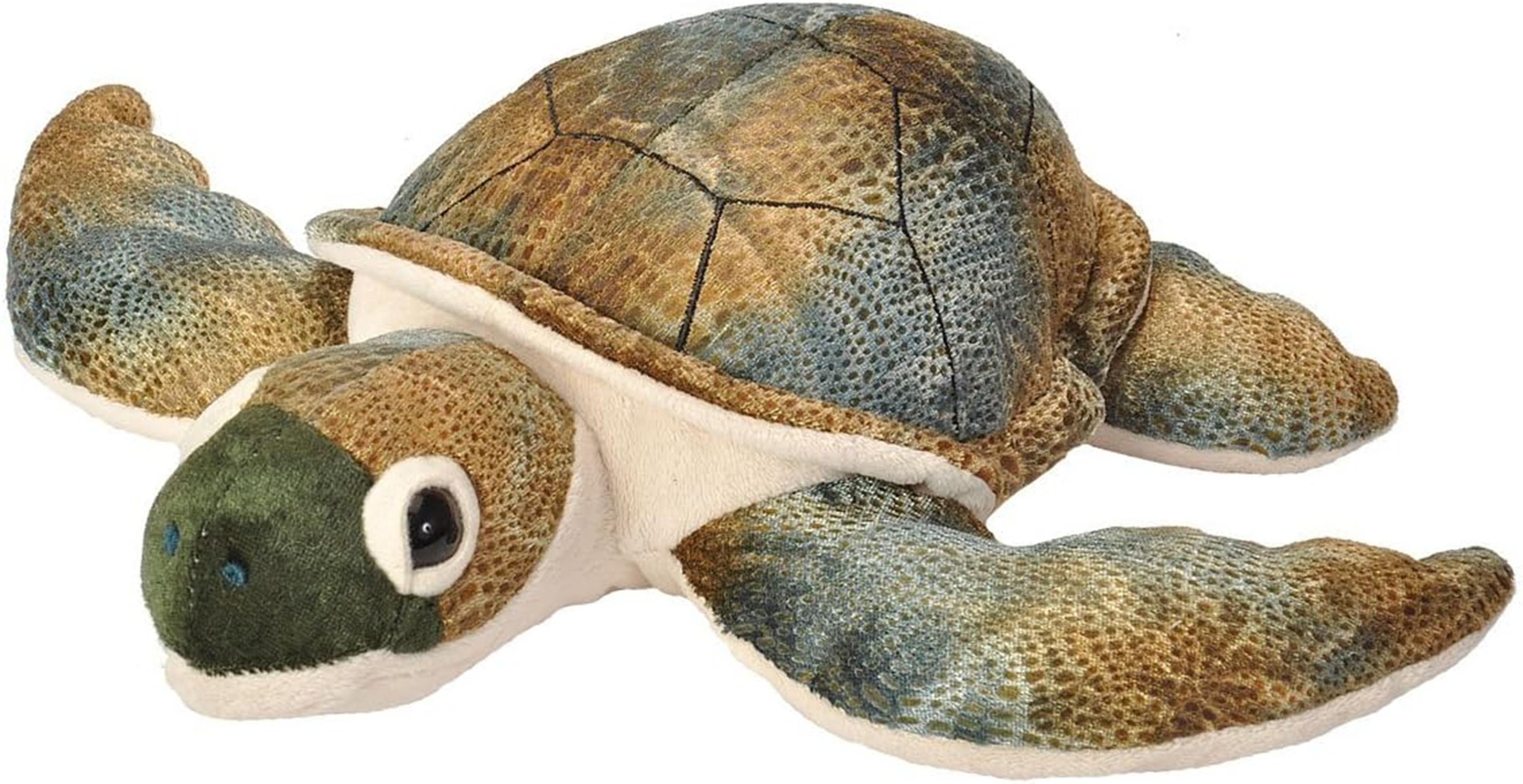 Wild Republic Europe ApS Wild Republic - 18268 - Biodiversity is us, Grüne Seeschildkröte, Plüsch, 26cm