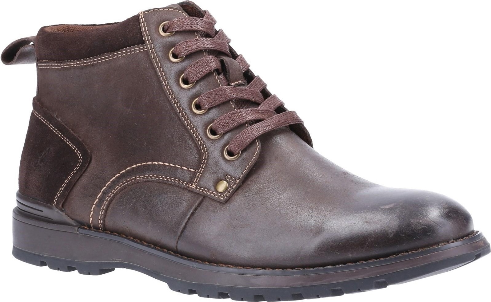 Hush Puppies - Pánske topánky "Dean", kožené FS7647 (43 EU) (Brown)