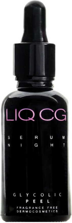 LIQPHARM Glycolic Peel Serum Night for Face CG All Skin Types 7% Glycolic Acid 30ml