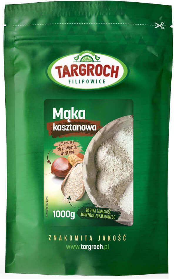 Targroch Essbares Kastanienmehl 1 Kg Tar-Groch