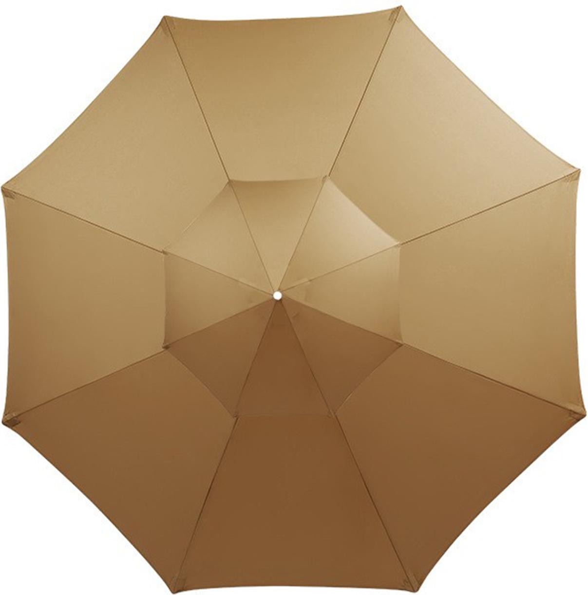 Cocosity 3 Meter Doppeldach-Sonnenschirm-Ersatztuch, Ersatzbezug für Outdoor-Hof-Gartenschirme (nur Schirmdach)