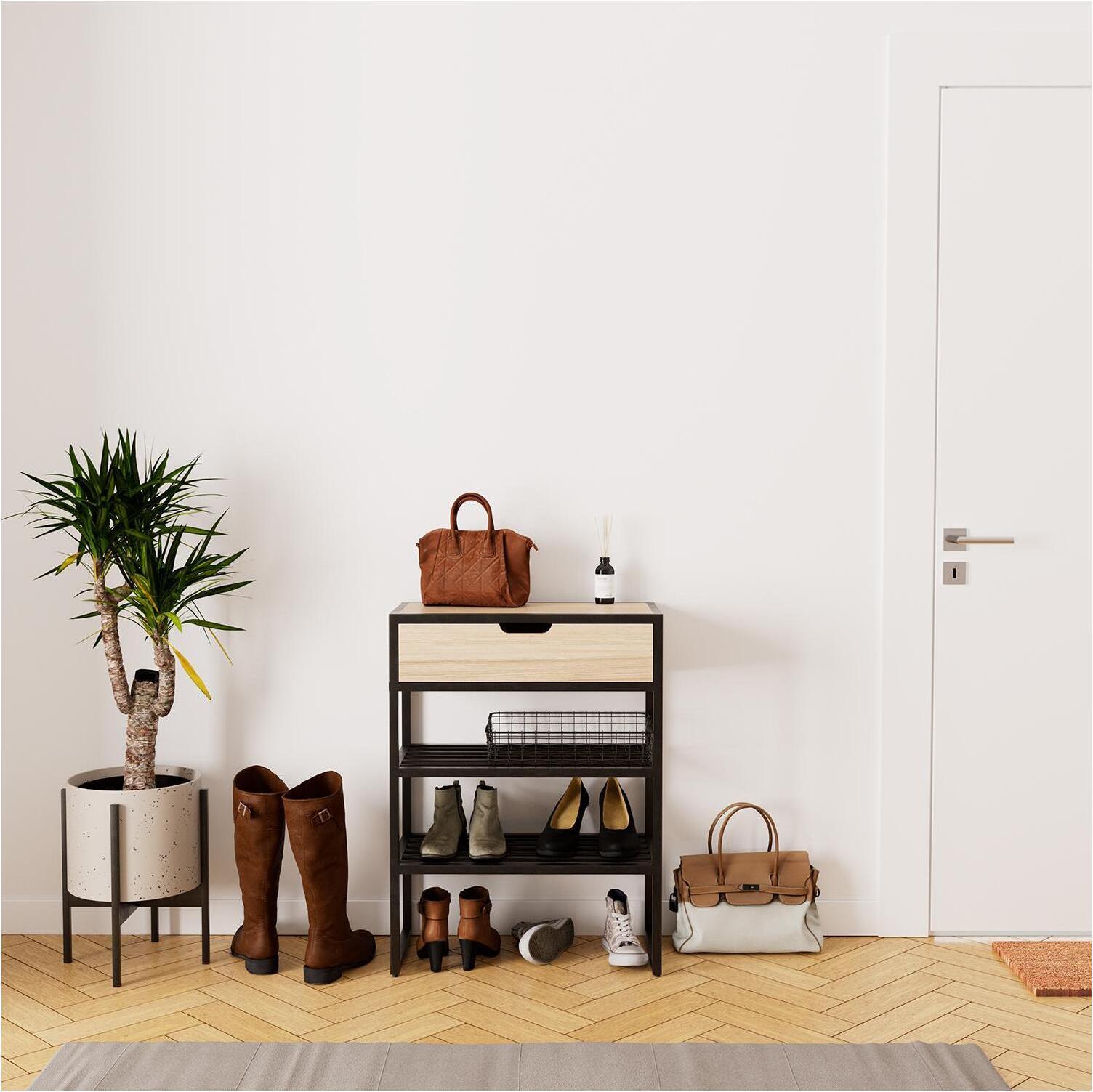 MOB-IN WILKO Eingangskonsole aus Metall und Holz