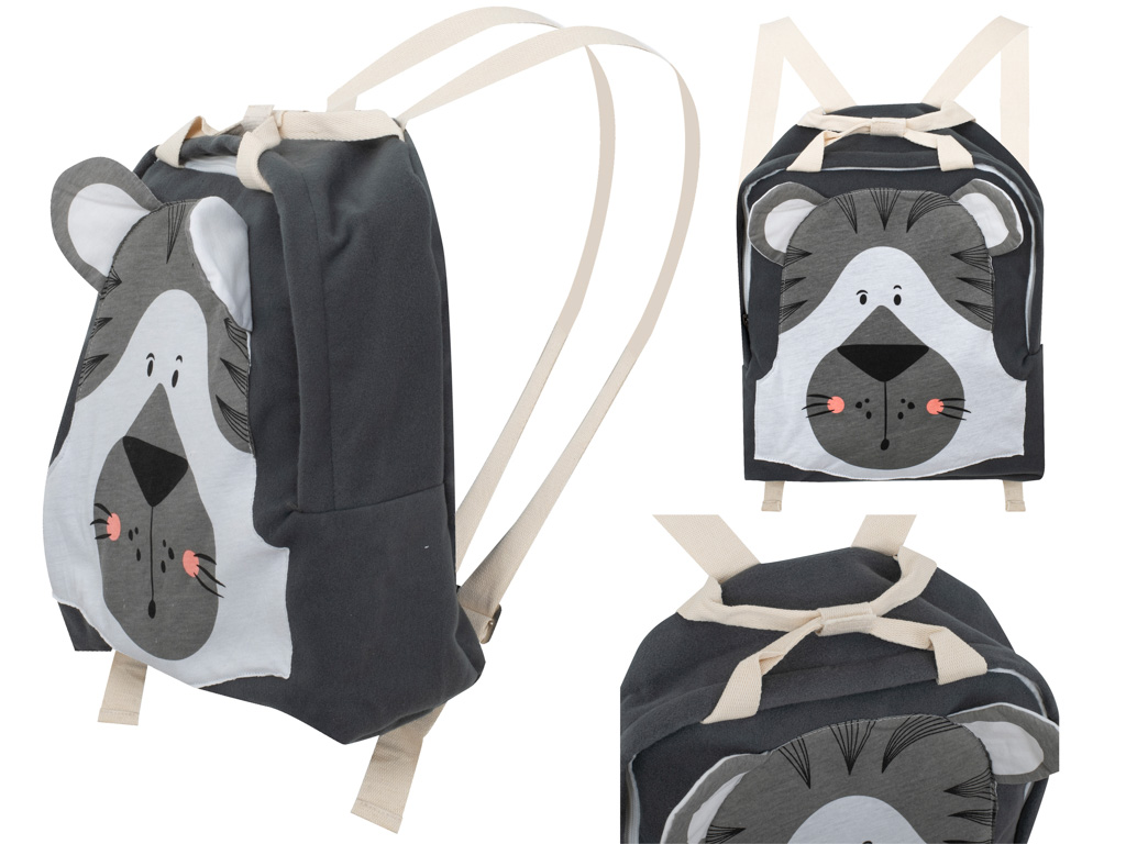 KIK KX5583_1 Rucksack für Vorschulkinder Tiger sk-SK