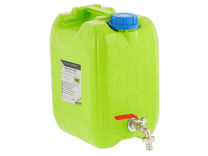 Tanica D'Acqua Portatile Da Campeggio 10 Litri Con Rubinetto - Contenitore Alimentare In PC Con Maniglia, Ideale Per Viaggi, Campeggio E Pesca - 6