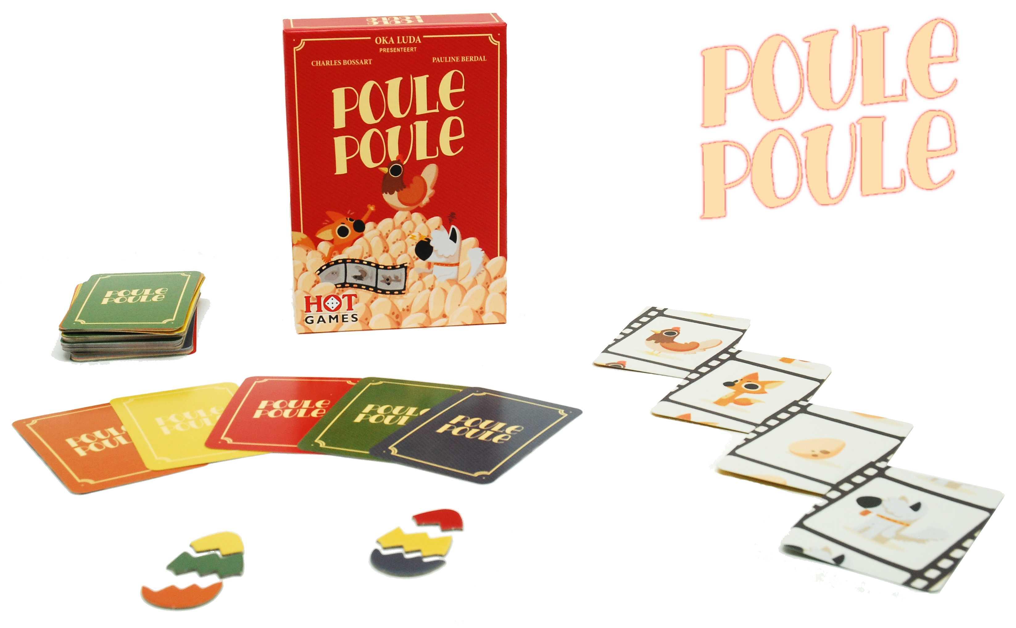 Hot Games Poule Poule - Kartenspiel 791302
