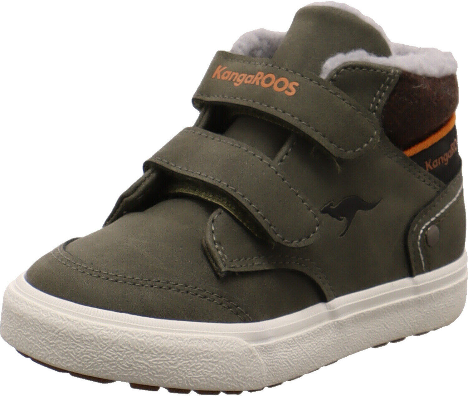 Kangaroos KAVU III Bruin - Gratis levering | ! - Schoenen Hoge sneakers Kind € 34,95