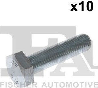 10x FA1 Schraube Abgasanlage 982-F10-040.10 40mm