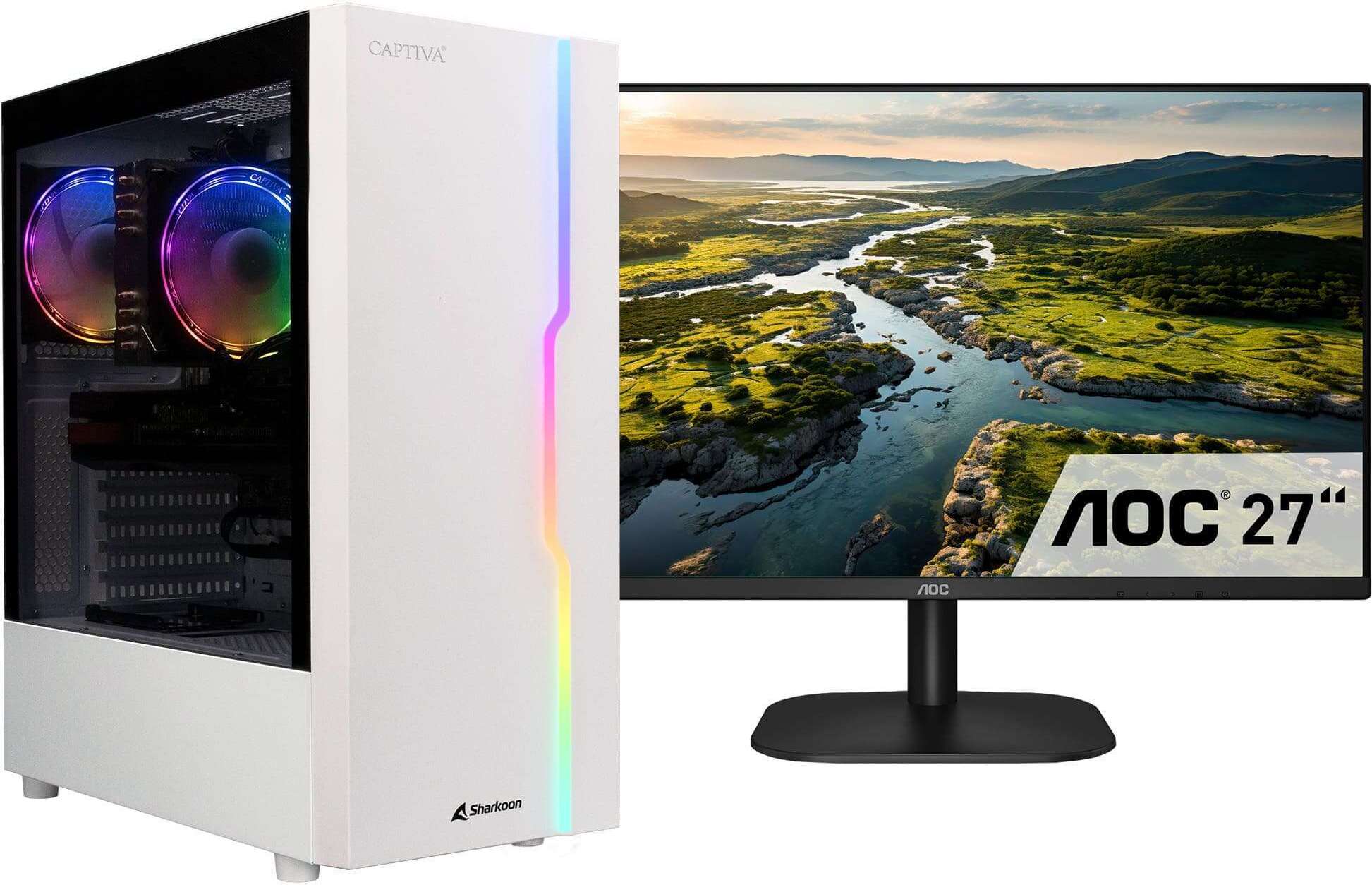 Captiva Business PC Bundle R78-417|R7 5700G|16GB DDR4|Radeon|1 TB|27