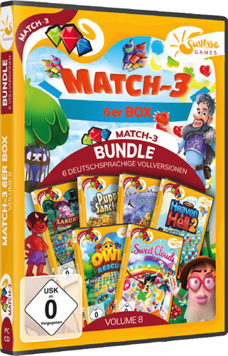 Smatrade Match 3 6-er Box Vol. 8 PC SUNRISE CD-1199