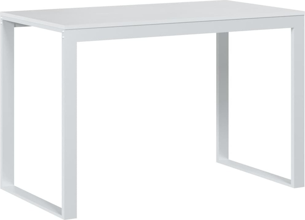 Computertisch Weiß 110x60x73 cm Holzwerkstoff