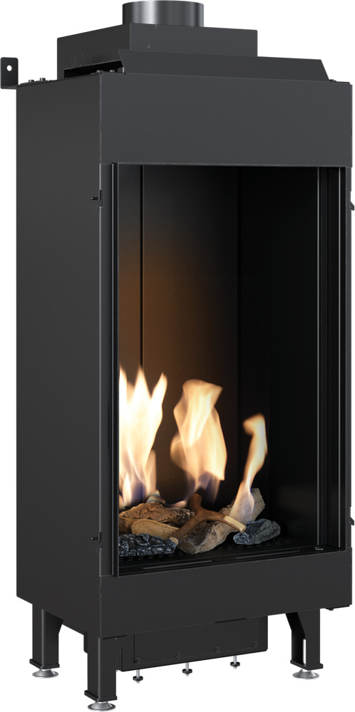 Plynový krb LEO 68 predný propán-bután fi 100/150 4,1 kW