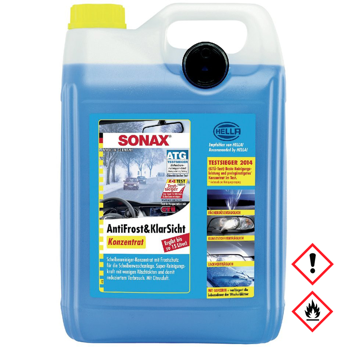 SONAX Frostschutz, Scheibenreinigungsanlage