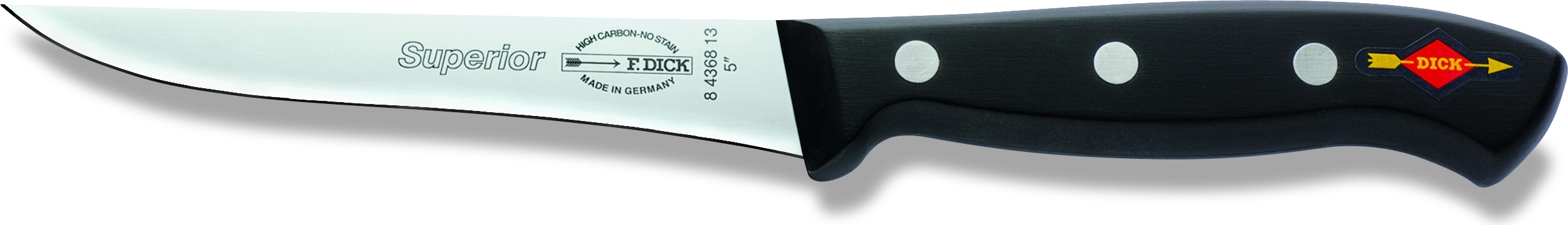 F. DICK Ausbeinmesser ExpertGrip 13 Cm - Halbflexibel, Rostfrei, Extra Scharf (56 HRC) - Profi-Messer Made In Germany