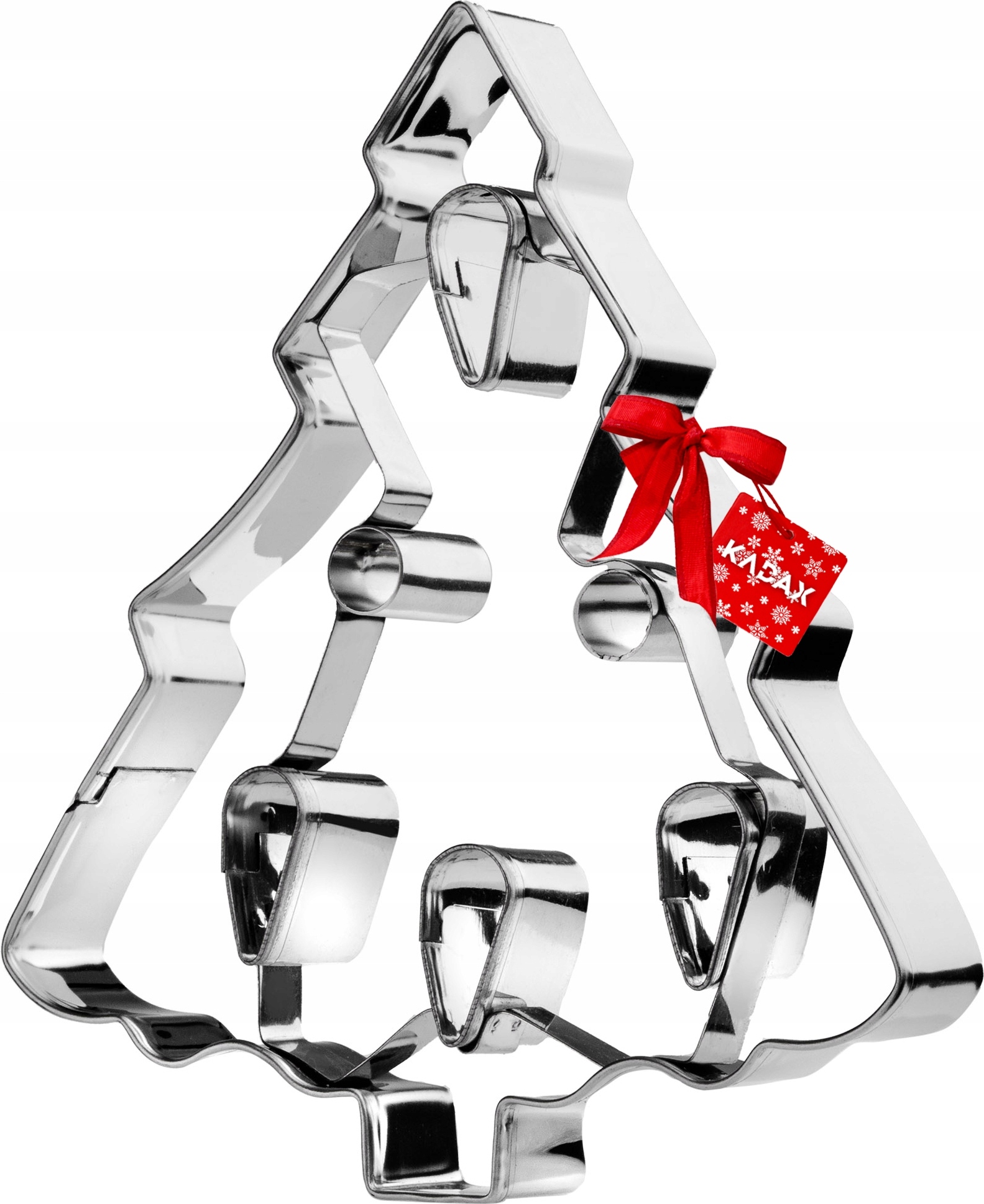 KADAX Ausstechformen aus Edelstahl "Satter", Ausstecher, Keksausstecher für backen, Weihnachtsbaum K378