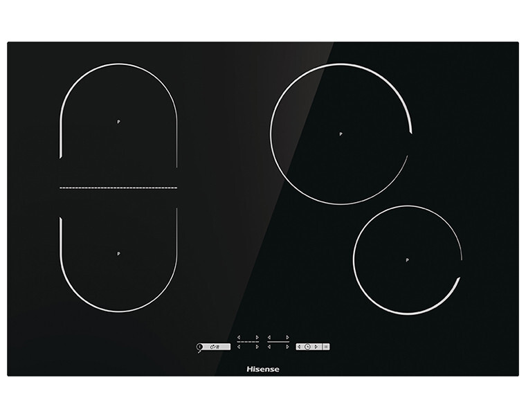Hisense I8433C Varná doska čierna Integrovaná 80 cm indukčná varná doska Bezzónová varná doska 4 horáky