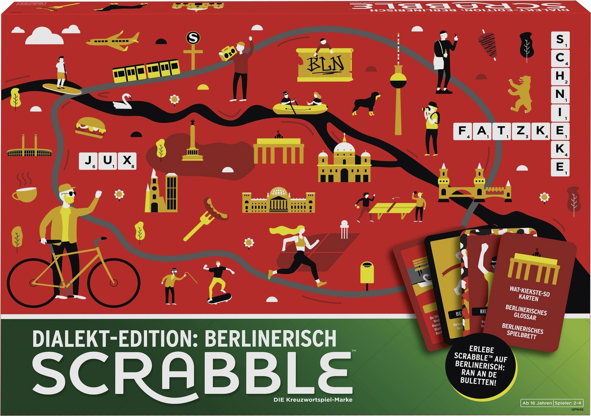 Mattel - Scrabble - Dialekt-Edition: Berlinerisch GPW45
