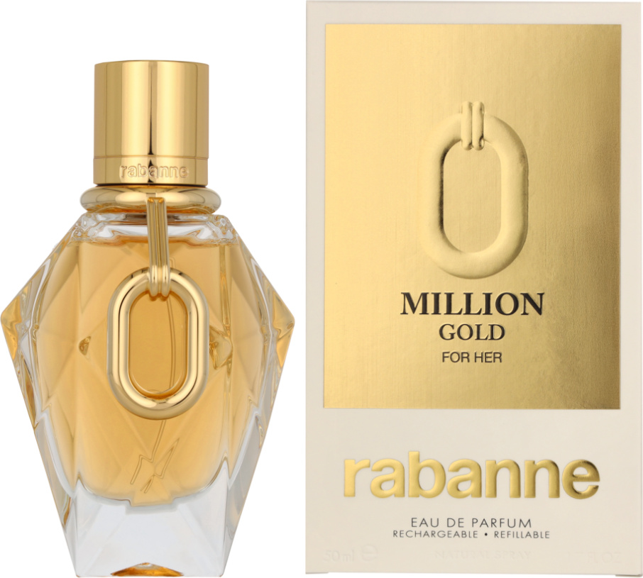 Paco Rabanne Million Gold Her Eau De Parfum 50ml Vaporizer