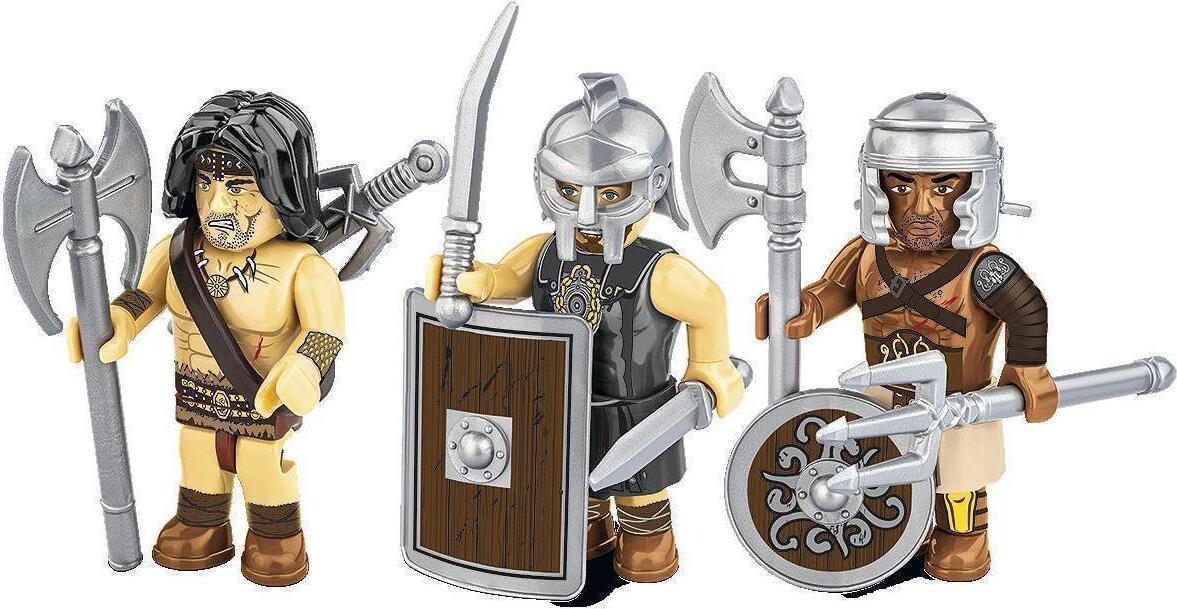COBI 3 PCS IMPERIUM ROMANUM /20066/ GLADIATORS Fig.