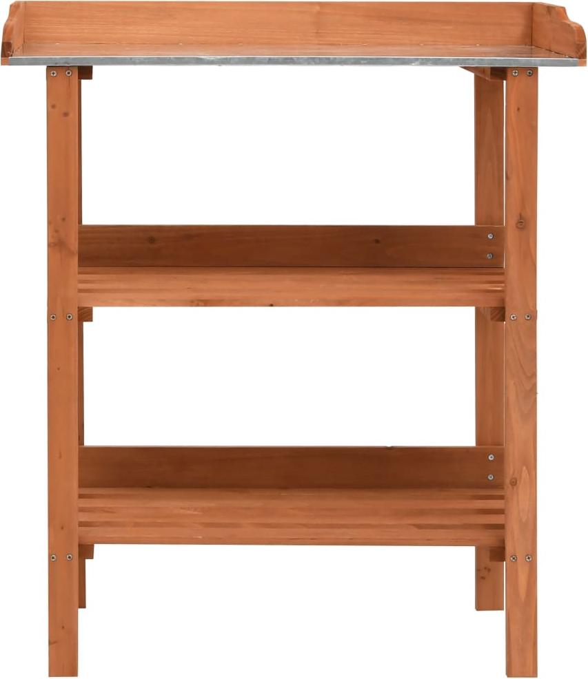 vidaXL Stôl na sadenie 76x37x89 cm Jedľové drevo