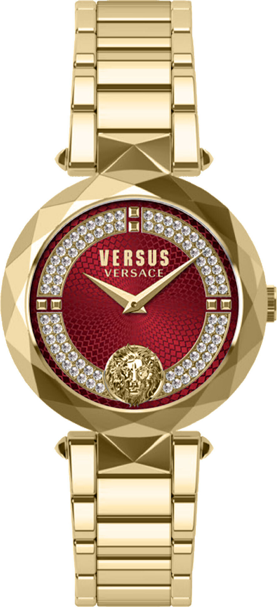 Versus by Versace VSPCD8220 Covent Garden dámske hodinky z nehrdzavejúcej ocele v červenom zlate NOVINKA