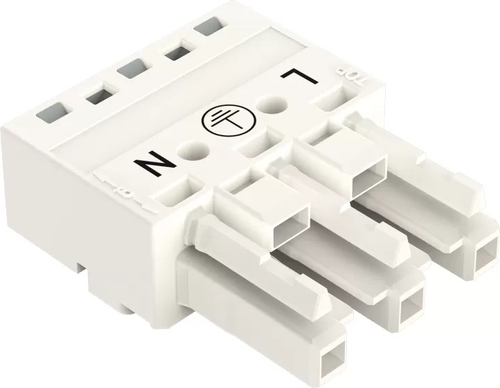 Wago 770-223, 3P, Weiß, Polyamid, 250 V, 25 A, -5 - 40 °C