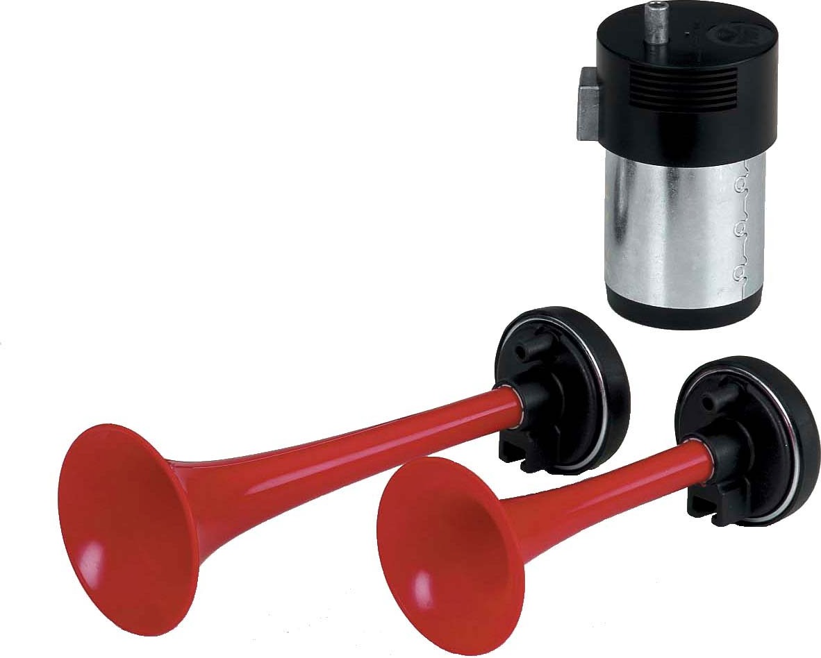 Hp Autozubehör Kompressorfanfare 2 Klang Fanfare Kompressor 12V 117dB Autozubehör 10910 Hupe HP