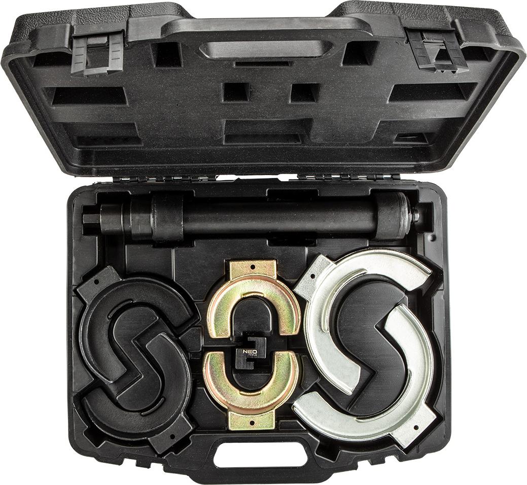 NEO TOOLS 11-797 Federspanner Fahrwerksfeder 7tlg Set Montagespanner