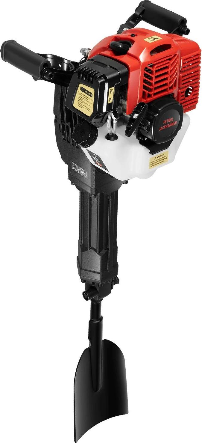 StarTech Garten Baumgräber - Benzin 2-Takt Abbruchhammer/Wurzelschneider - 52 cm³ - 1900 W - Handgeführt, tragbar - Schwarz