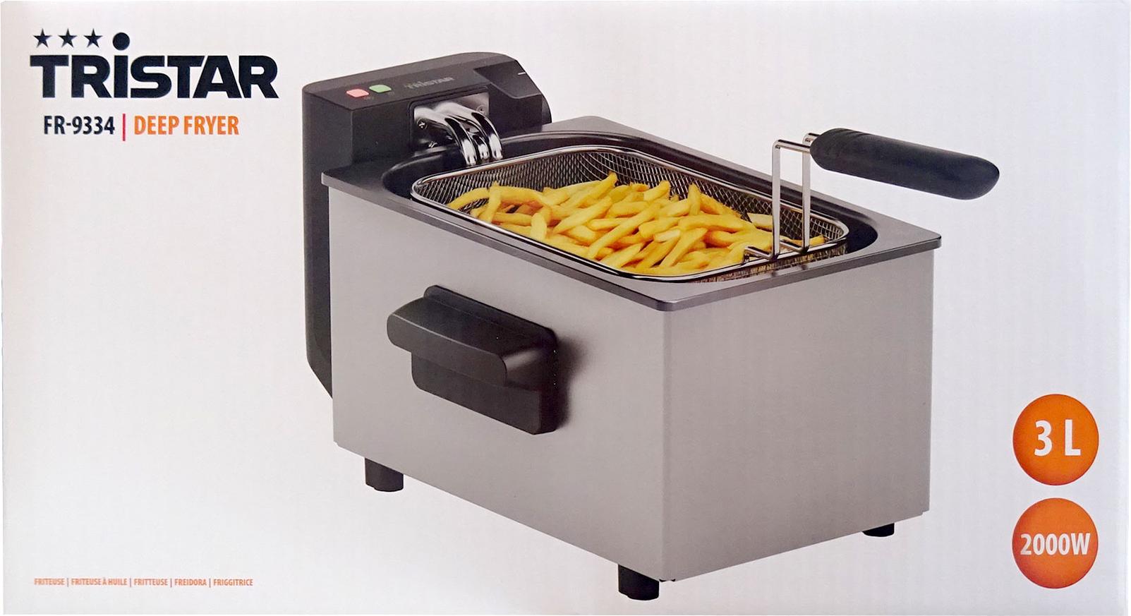 Tristar Haushaltsgeräte Tristar FR-9334 Fritteuse Single 3 L Stand-Alone 2000 W Fritteuse Silber