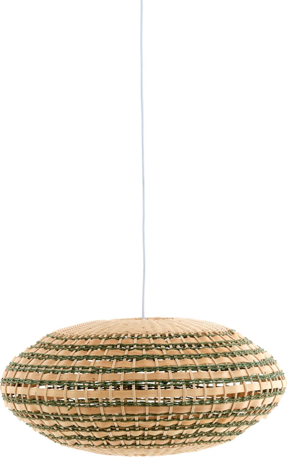 Light & Living - hängeleuchte - Tawela - grün - rattan - E27 - 2987076 349310