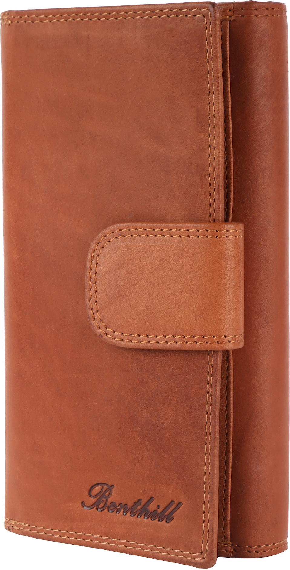 Benthill Damen Portemonnaie Leder XXL - Große Geldbörse mit RFID Schutz - Echtleder Vintage Damenbörse inkl. Geschenkbox 1424