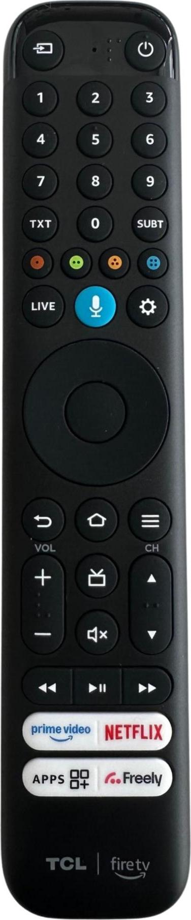 BELIFE Originale Fernbedienung für TCL RC833 - Fire TV - Mit Sprachsteuerung