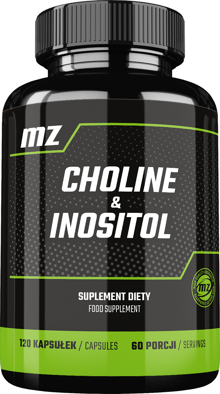 MZ Meet the zone Cholin & Inositol 1200 mg pro Portion - 120 Kapseln - zur Untersttzung MZS-00163