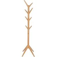 OEM Houten Kapstok met 8 Haken - Garderoberek - Beige - 180 cm hoog - Stand voor Woonkamer, Slaapkamer 2026