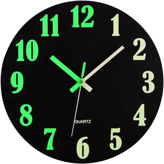 OEM Runde LED Wanduhr aus MDF mit Batteriebetrieb, ohne Tickgeräusch, 30 cm Durchmesser 2026