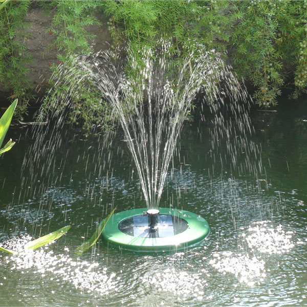Schwarz xinxinyu Solar Springbrunnen Solar Power Pump Vogelbad Brunnen Wasser schwimmenden Brunnen Wasserpumpe für Gartenteich oder Springbrunnen 