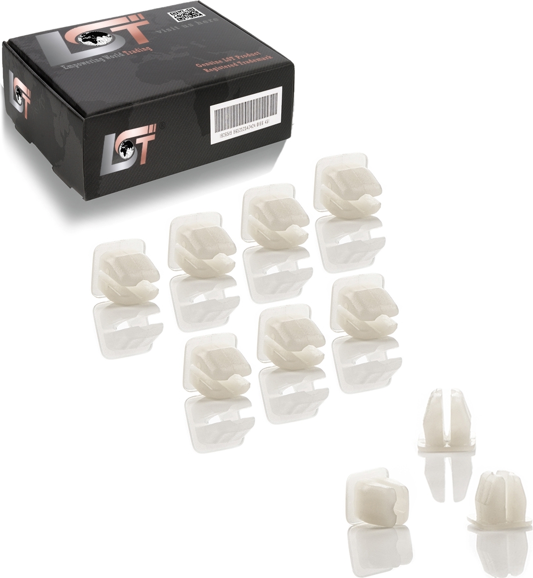 LST 10x Für Ram ProMaster Hecktür Rammschutzleiste Zierleisten Spreizmutter CL-00747-002 x10