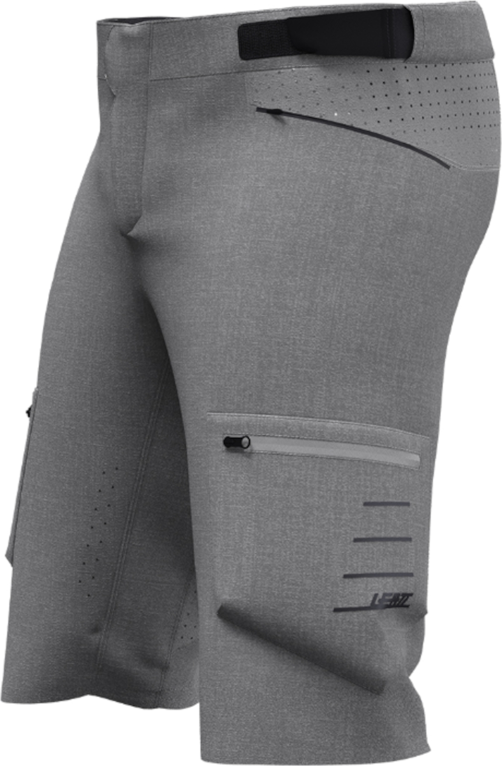 Leatt Herren Mountainbike Shorts, All Mountain 2.0, Steel - Grau, S LE-SHO-2104