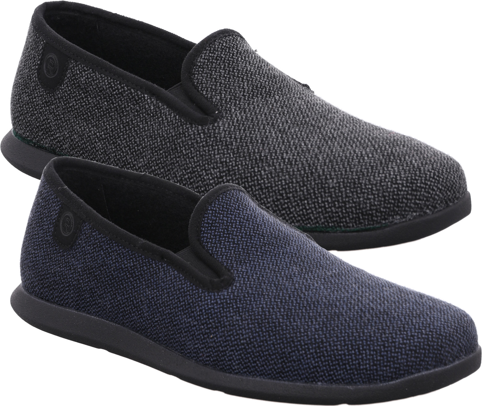 Rohde Herren Hausschuh Geschlossen Slipper Fermo 6985, Größe:41 EU, Farbe:Grau 6985_82_41