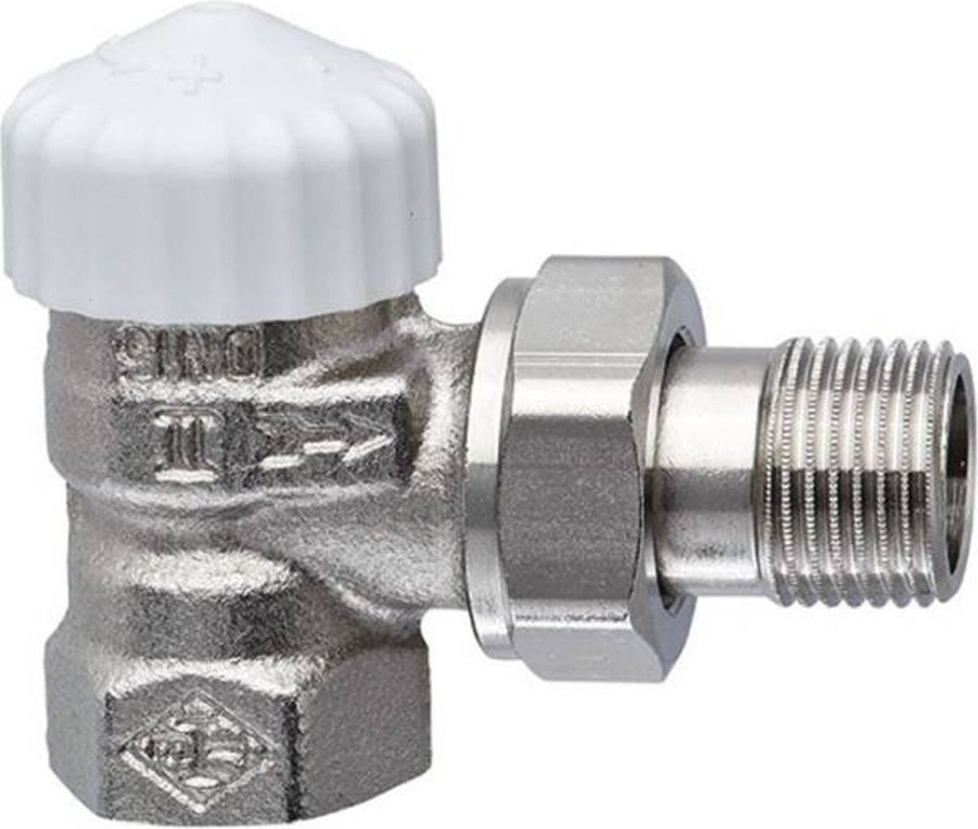 IMI Heimeier V-exakt II termostatický ventil-UT poniklovaný, uhlový 3/4