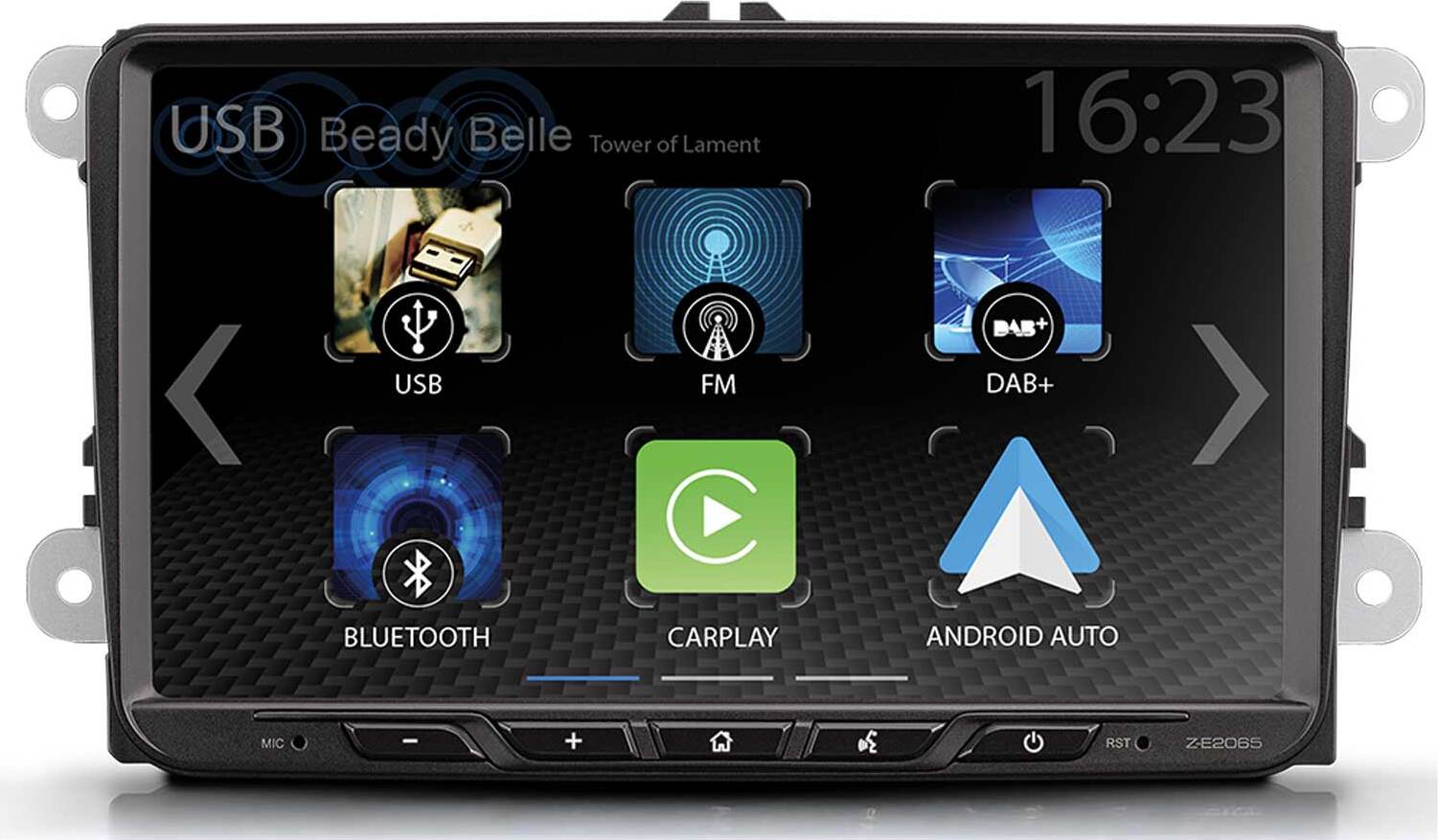 ZENEC Z-E2065 | Fahrzeugspezifisches Infotainment System für VAG Fahrzeuge