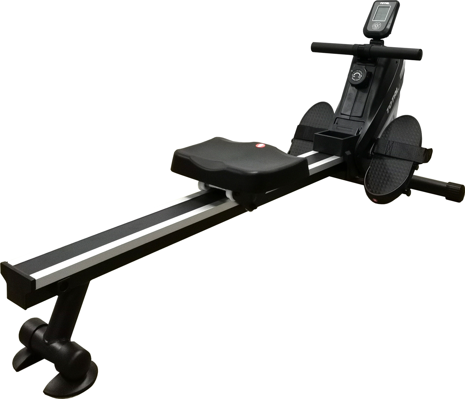 Bonplus BP | Rudergerät | Hohe Qualität | Mit Transportrollen | Mit led-anzeige | Perfekt für das Training zu Haus | Höchstgewicht 110 kg | Fitness