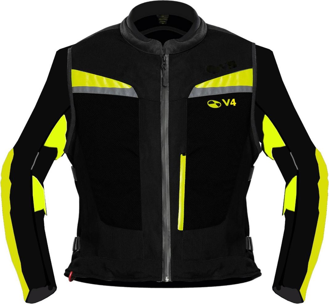 Motoairbag MAB v4.0 Airbag Jacke, schwarz, S/M D4039N-1