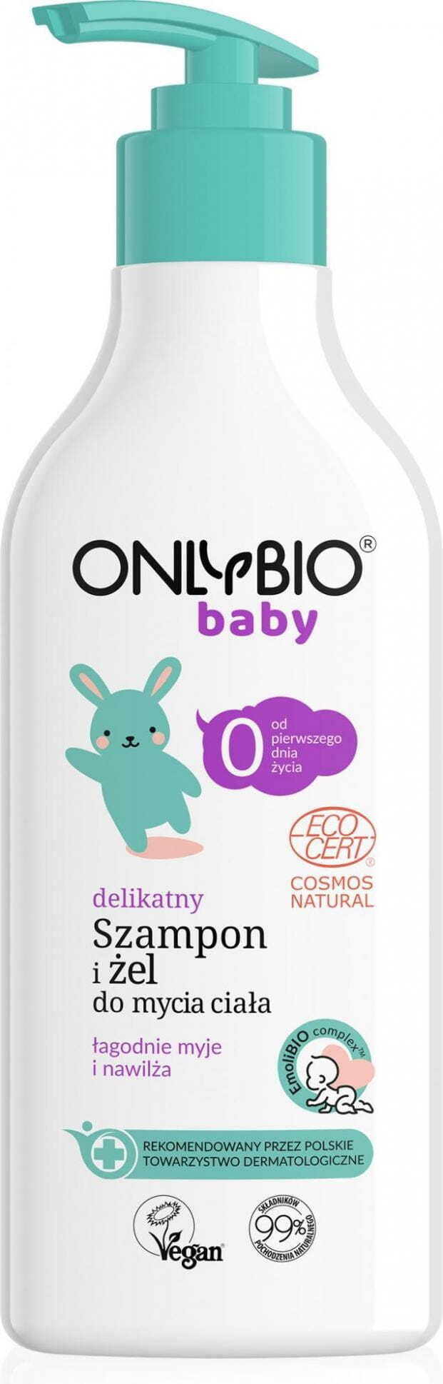 Jemné telové mýdlo pre bábätká a deti, 300 ml