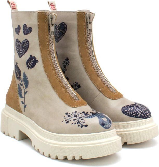 Damenschuhe Goby Schnürstiefeletten POT902 40