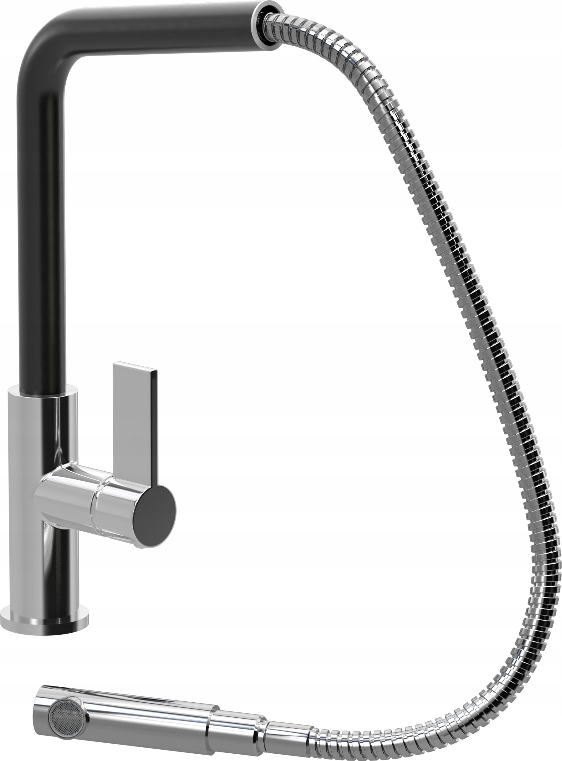 GRANIITAN Linea Schwarz Küchenmischer Ausziehbar Für Spüle