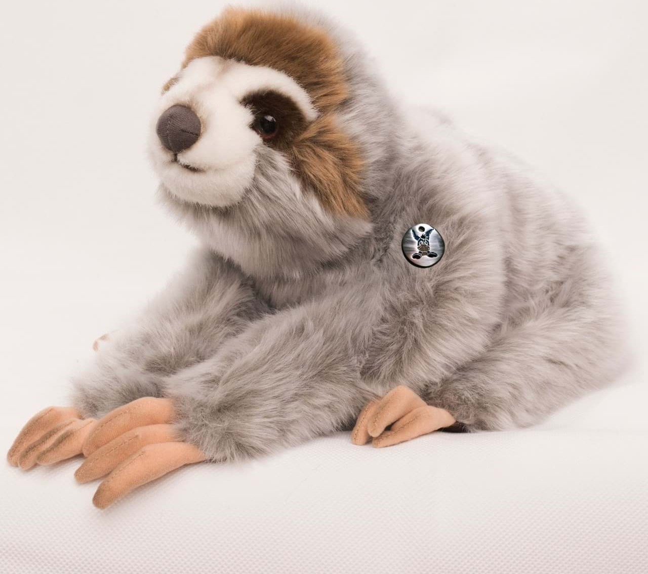 Kuscheltiere*biz Faultier Kuscheltier PREMIUM Plüschtier liegend LEIKA KT531648