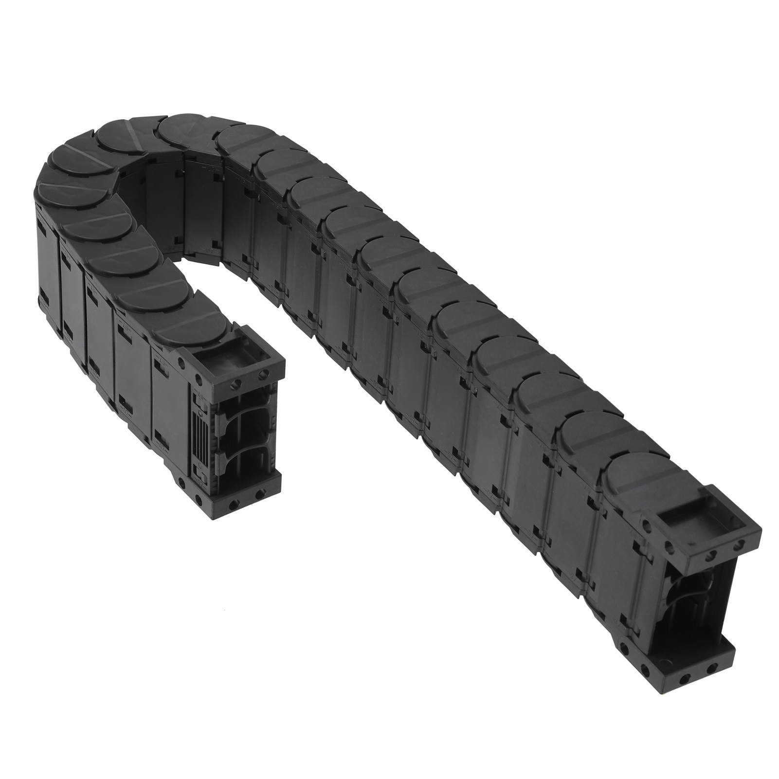 Cocosity Kabelschleppkette,Nylon-Drahtschleppkette,Schleppkette,Geräuscharme Tankschleppleine,Abnehmbare Kabelschleppkette,Brückenschleppkette