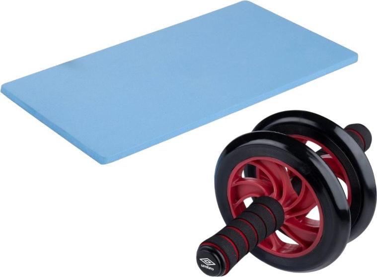 Umbro Trainingsgerät für die Bauchmuskulatur (mit zwei Ringen) + Trainingsmatte – Dunlop Trainingsset